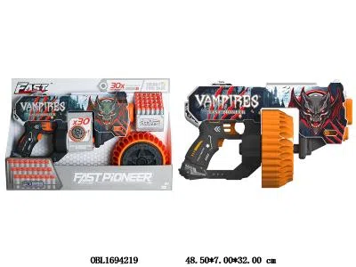 电动EVA软弹枪 6*AA不包电_OBL1694219