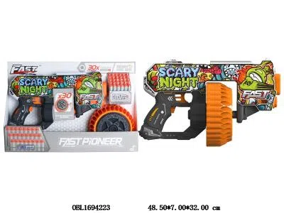 电动EVA软弹枪 6*AA不包电_OBL1694223