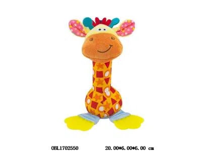 牙胶摇铃小鹿 内置响纸 响铃 BB器 带吊牌_OBL1702550