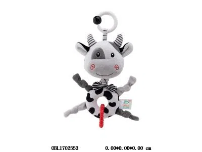 奶牛拉铃 内置响纸 音乐拉铃 带吊牌_OBL1702553