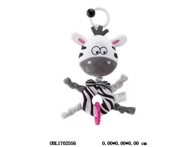 斑马拉铃 内置响纸 音乐拉铃 带吊牌_OBL1702556