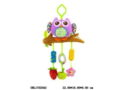 猫头鹰床头铃 带风铃筒 响纸 响铃 BB器_OBL1702562