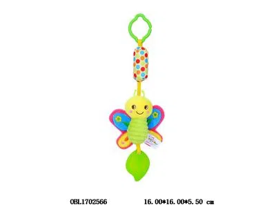 蝴蝶床头铃 内置响纸 BB器 风铃筒 带吊牌_OBL1702566