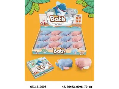 上链萌趣小象 2色混装 12只装1展示盒_OBL1710695