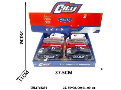 电动车带灯光声音 3*AAA无包电 6只装1展示盒_OBL1715234