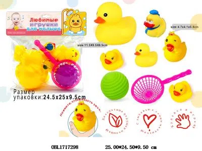 俄文版搪胶鸭子带BB哨_OBL1717298