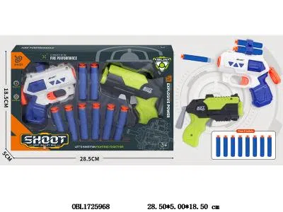 2支装EVA软弹枪套装 2色混装_OBL1725968