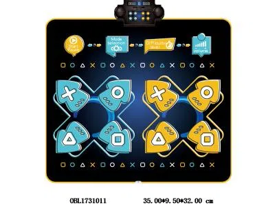 双人跳舞毯带灯光声音 8种单人全屏模式 3种双人PK模式 3个难度等级 3*AA不包电_OBL1731011