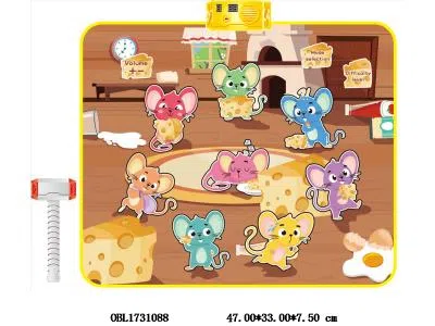 打地鼠游戏毯 带1个锤子 3*AA不包电_OBL1731088