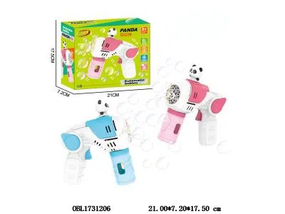 电动泡泡枪 配1瓶50ML泡泡水 4*AA不包电 2色混装_OBL1731206