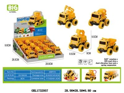 惯性工程车 12只装一展示盒 4款混装_OBL1732957