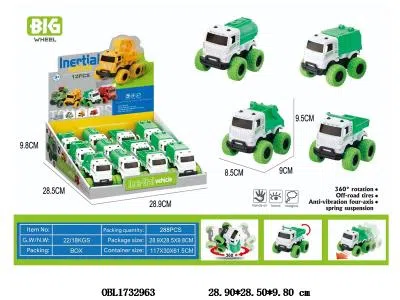 惯性环卫车 12只装一展示盒 4款混装_OBL1732963