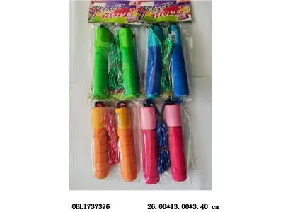 棉胶花绳跳绳带计数器 4色混装_OBL1737376