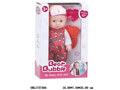 10寸空身公仔配奶嘴 摇铃 主体衣服一款一色_OBL1737484