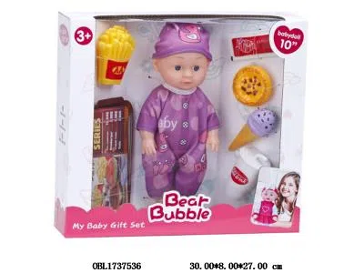 10寸空身公仔食物套装 配餐盘 主体衣服一款一色_OBL1737536