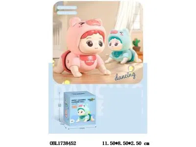 电动爬娃 3*AAA不包电 2色混装_OBL1738452