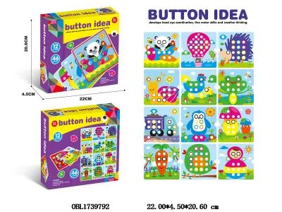 蘑菇钉拼图 内含12张卡片_OBL1739792