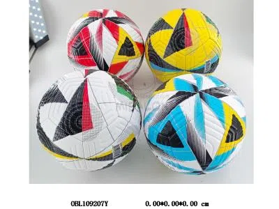 5号3层PU高频足球 420克 4色混_OBL109207Y