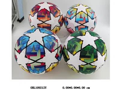 5号2层PU钻石纹足球 340克 3-4色混_OBL109212Y