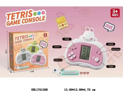 小白兔俄罗斯方块儿童益智闯关游戏机带声音 2*AAA不包电_OBL1761388