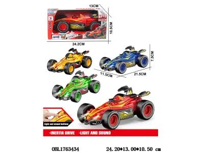 惯性方程车带灯光声音 3*LR44包电 4色混装_OBL1763434