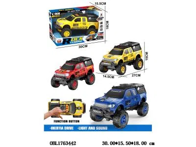 惯性车带灯光声音 3*LR44包电 3色混装_OBL1763442