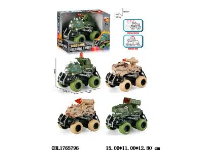 双惯性恐龙车 四款混装_OBL1765796