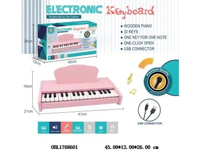 32键小木琴带麦克风 TYPEC连接线 4*AA不包电_OBL1768601