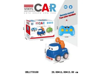 三通搪胶遥控车带灯光音乐 车身3*AA不包电 遥控器2*AA不包电 27频率_OBL1770100