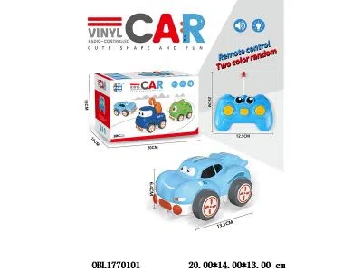 三通搪胶遥控车带灯光音乐 车身3*AA不包电 遥控器2*AA不包电 27频率_OBL1770101