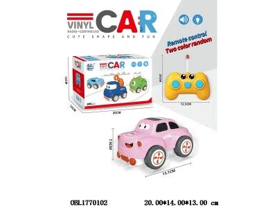 三通搪胶遥控车带灯光音乐 车身3*AA不包电 遥控器2*AA不包电 27频率_OBL1770102