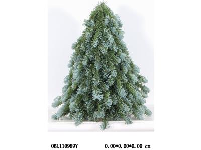 40cm五叉双色PE倒绑树_OBL110989Y