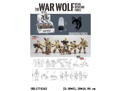 军人军事套装 多款混装 12小盒装1展示盒_OBL1774243