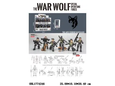 军人军事套装 多款混装 24小盒装1展示盒_OBL1774246