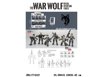 军人军事套装 多款混装 24小盒装1展示盒_OBL1774247