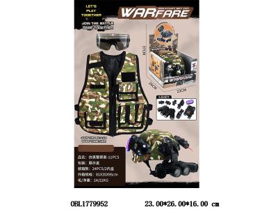 警察套装袋灯光 警灯2*AAA不包电 三灯手电筒3*AG13包电 红外线2*AG10包电_OBL1779952