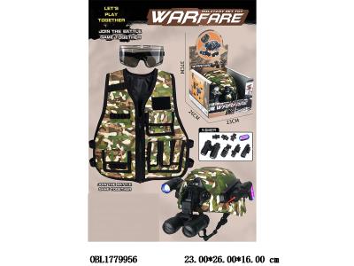 警察套装袋灯光 警灯2*AAA不包电 手电筒/红外线各2*AG10包电_OBL1779956