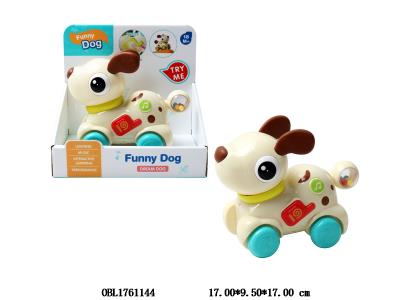 滑行卡通狗车带灯光音乐 2*AAA包电_OBL1761144