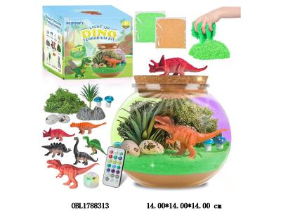 恐龙夜灯套装 灯珠2*CR2032包电 遥控1*CR2025包电_OBL1788313