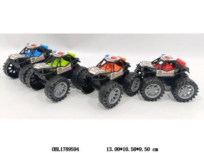 惯性越野警车 后盖可打开 4色混装_OBL1789594