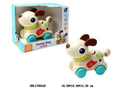 滑行卡通狗车带灯光音乐 2*AAA包电_OBL1790446