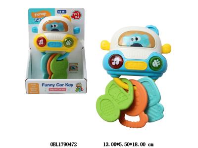 车钥匙带灯光音乐 2*AAA包电_OBL1790472