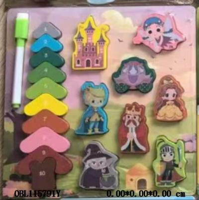 木制人物形状拼板画板  22.5*22.5*0.5cm_OBL115791Y