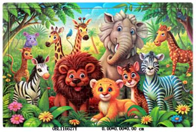 200pcs木质拼图45*30*0.6cm  森林动物款_OBL116627Y