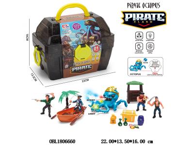海盗百宝箱套装 章鱼带灯光喷雾 3*AG13包电_OBL1806660