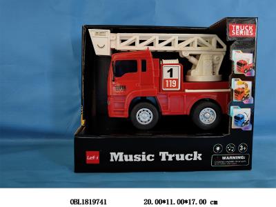 惯性消防车带灯光音乐 2*AAA不包电_OBL1819741