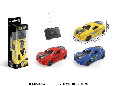 2通遥控车 车身3*AA不包电 遥控器2*AA不包电 27频率 3色混装_OBL1828793