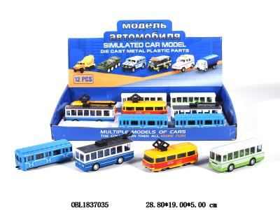 俄文合金回力车 4款混装 12只装1展示盒_OBL1837035