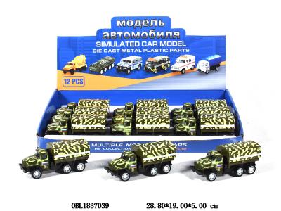 俄文合金回力车 3款混装 12只装1展示盒_OBL1837039