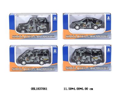 俄文合金回力车 4款混装_OBL1837061